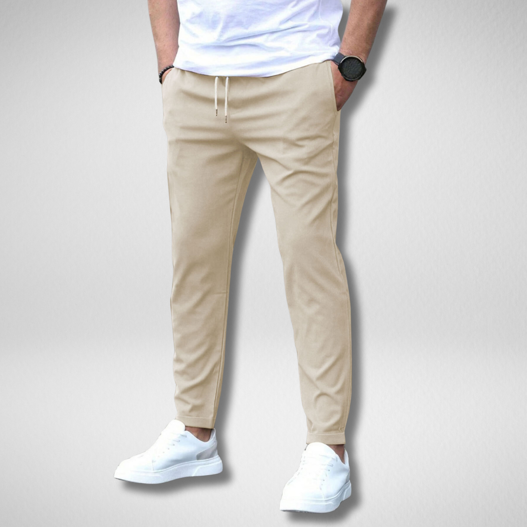 THE MARCO TROUSERS - BEIGE